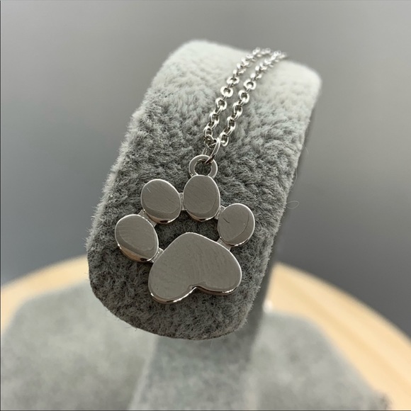 Jewelry - S 925 Dog Cat Footprint Necklace